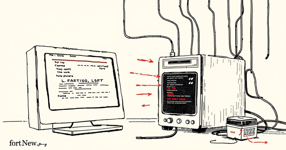 fortnew.py scraped 70,000 credentials from exposed appliances