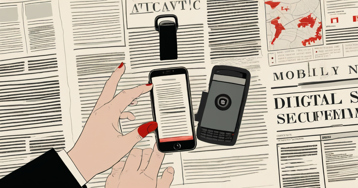 Your phone in the customs officer's hand